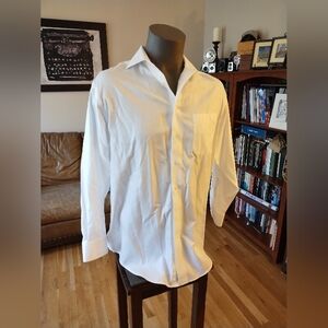 Jos. A. Bank Reserve White Long Sleeve Dress Shirt Size 16